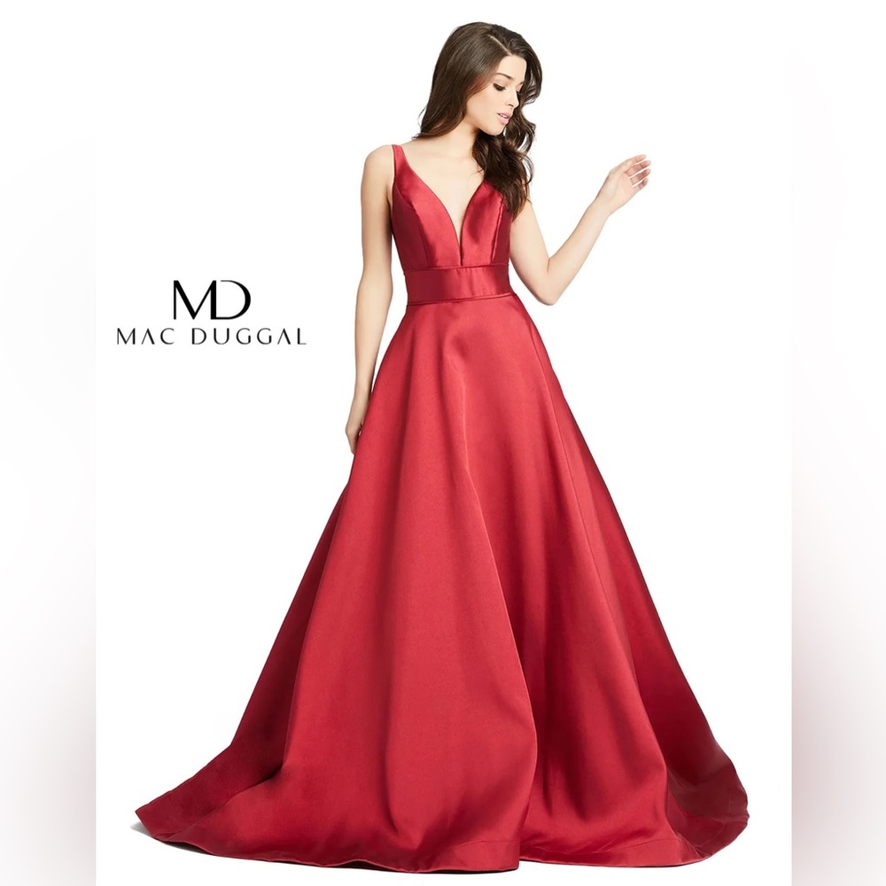 New year’s red Macdougal Ballgown